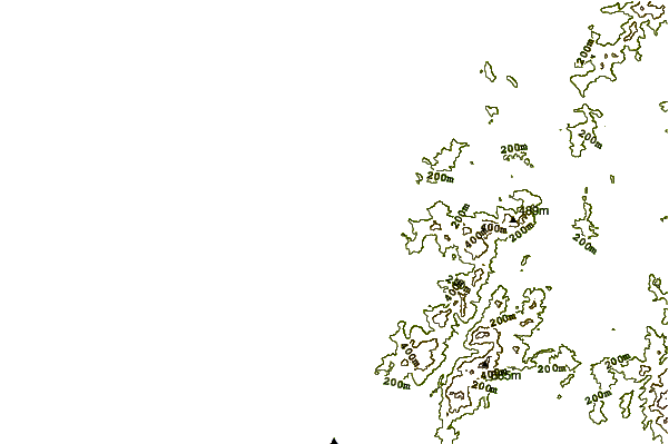 Costa alrededor de Cape Pakarang Reefs