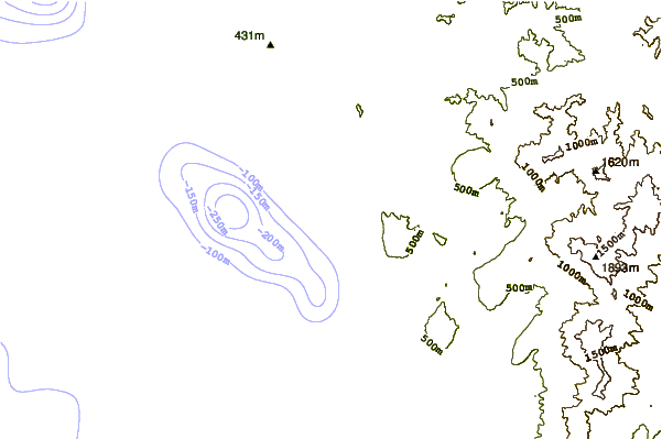 Costa alrededor de Pasamayo
