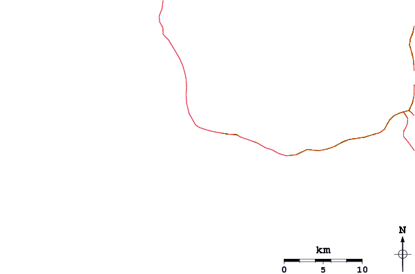 Carreteras y ríos cerca de Passe de Maraa