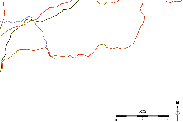 Carreteras y ríos cerca de Perfect Wave