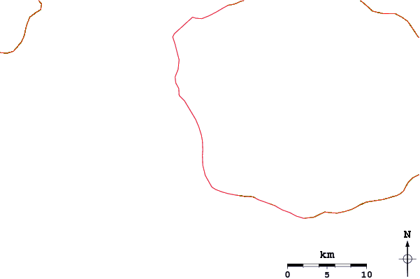 Carreteras y ríos cerca de Pine Trees (Sunset)