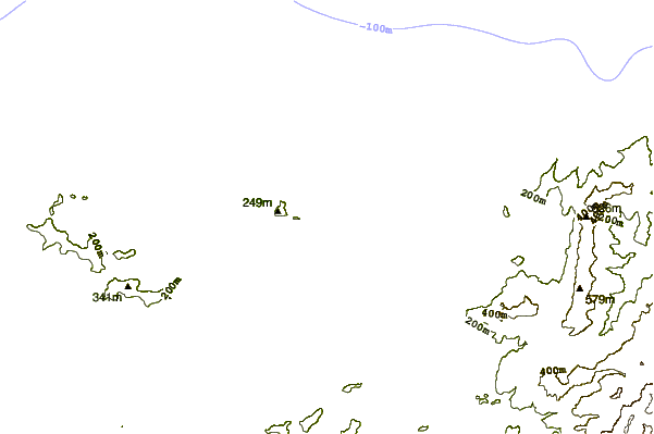 Costa alrededor de Plage Mordjane or Kala