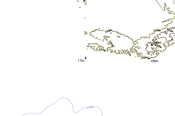 Costa alrededor de Plage du Verdon