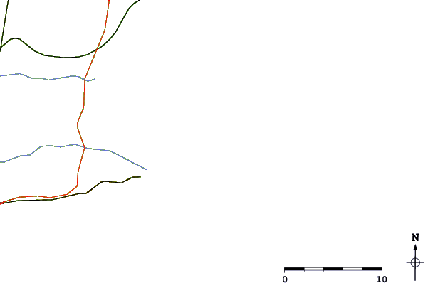 Carreteras y ríos cerca de Playa de Levante