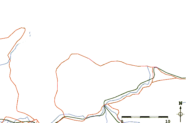 Carreteras y ríos cerca de Playa de Viso
