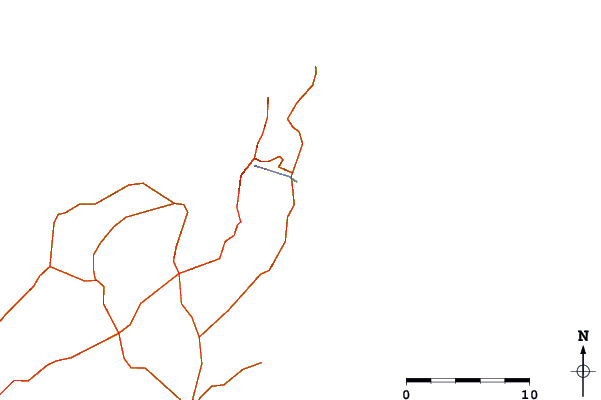 Carreteras y ríos cerca de Playa de la Garita