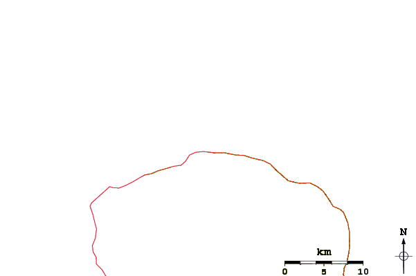 Carreteras y ríos cerca de Point Venus Reef