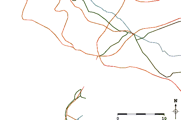 Carreteras y ríos cerca de Pontaillac