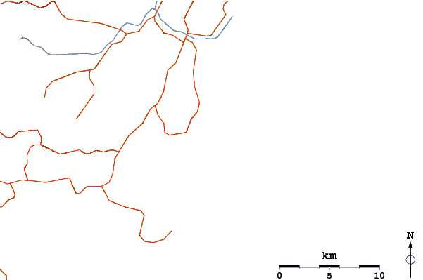 Carreteras y ríos cerca de Porangahau River Mouth