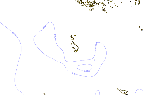 Costa alrededor de Port Bara