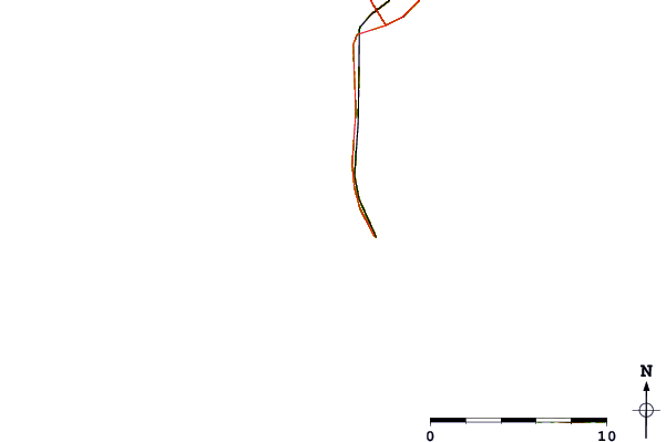 Carreteras y ríos cerca de Port Bara