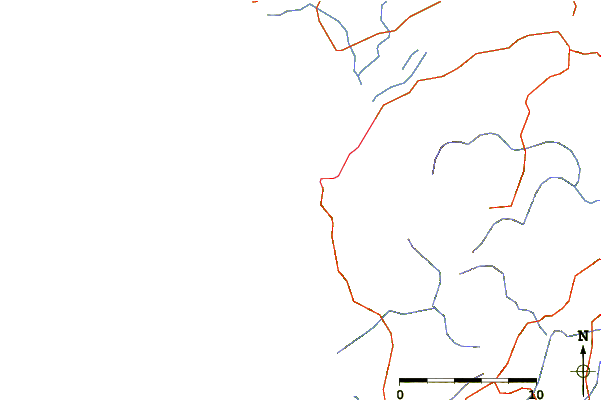 Carreteras y ríos cerca de Port Waikato-The Reef
