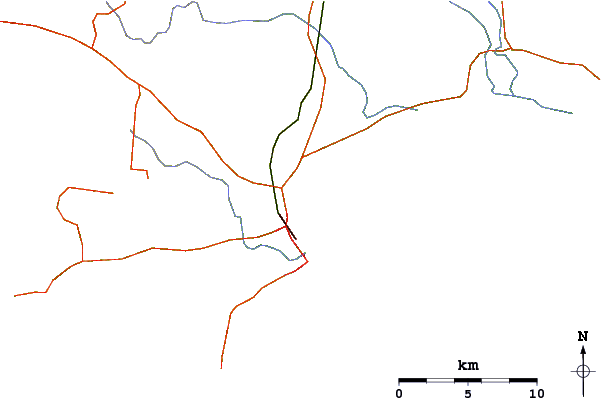 Carreteras y ríos cerca de Portland