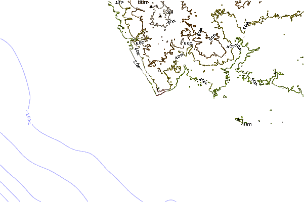 Costa alrededor de Porto de Anzio