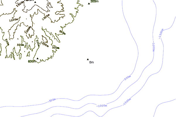 Costa alrededor de Pozo Izquierdo