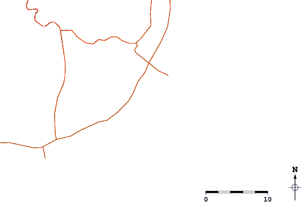 Carreteras y ríos cerca de Pozo Izquierdo