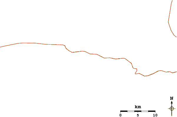 Carreteras y ríos cerca de Praia da Baleia
