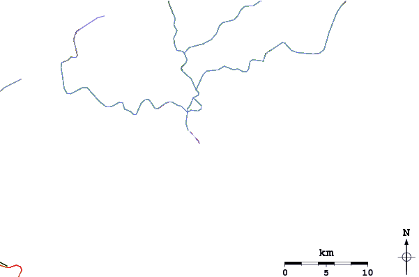 Carreteras y ríos cerca de Praiao