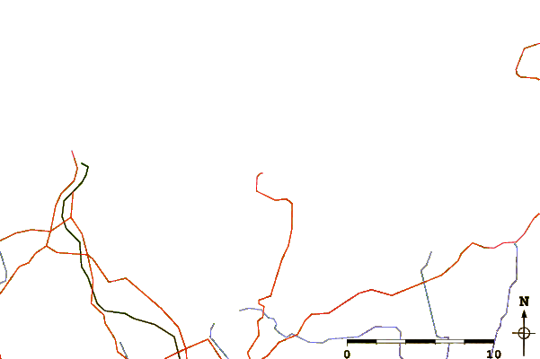 Carreteras y ríos cerca de Prima Tregastel