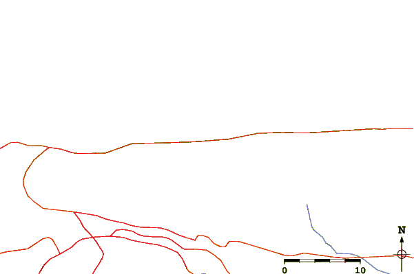 Carreteras y ríos cerca de Puerto Azul