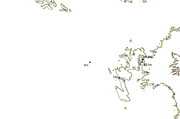 Costa alrededor de Puerto Sandino