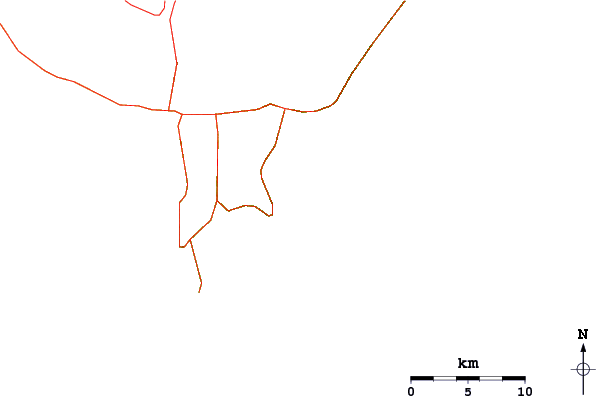 Carreteras y ríos cerca de Punaluu