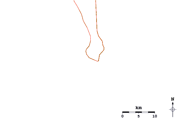Carreteras y ríos cerca de Punta Burica