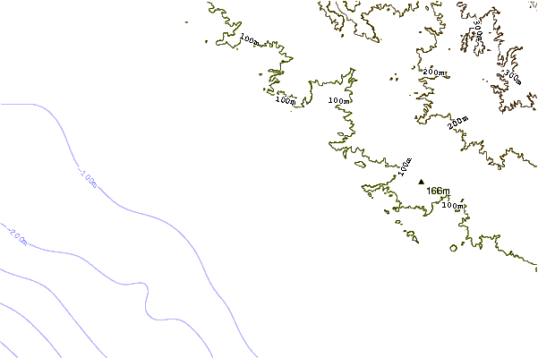 Costa alrededor de Punta Conejo