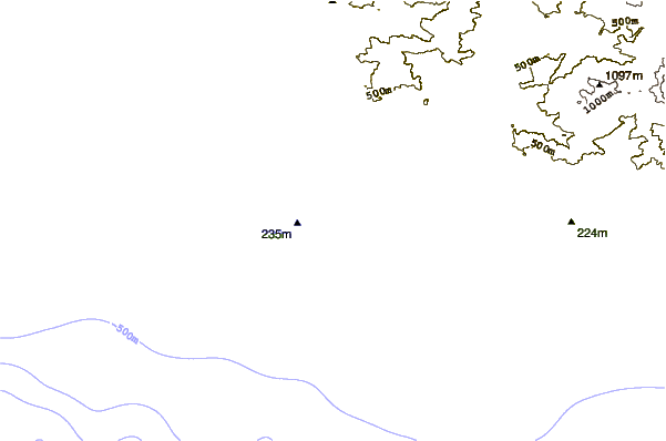 Costa alrededor de Punta Encomienda