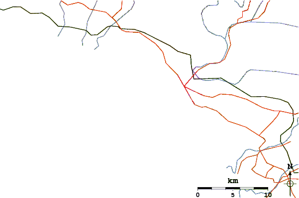 Carreteras y ríos cerca de Rangiora Street
