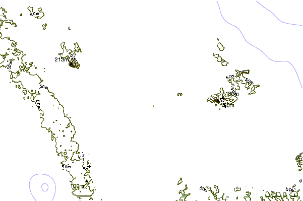 Costa alrededor de Raupo Bay