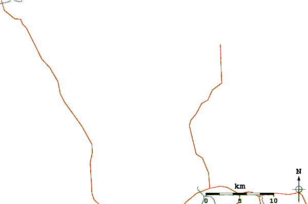 Carreteras y ríos cerca de Raupo Bay