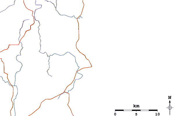 Carreteras y ríos cerca de Redbill Beach
