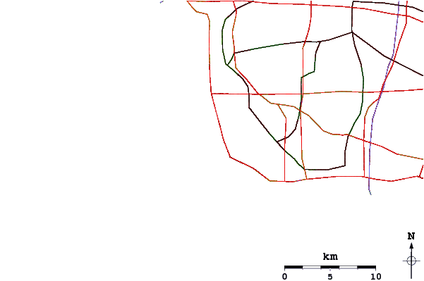 Carreteras y ríos cerca de Redondo Beach