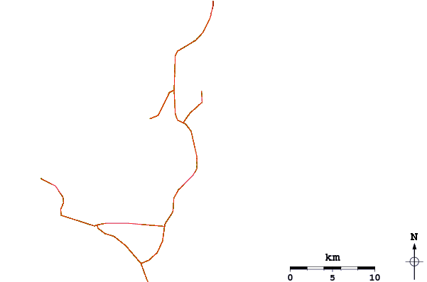 Carreteras y ríos cerca de Rock Sound