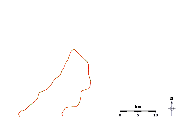 Carreteras y ríos cerca de Rocky Point