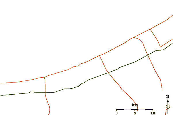 Carreteras y ríos cerca de Rowad Resort