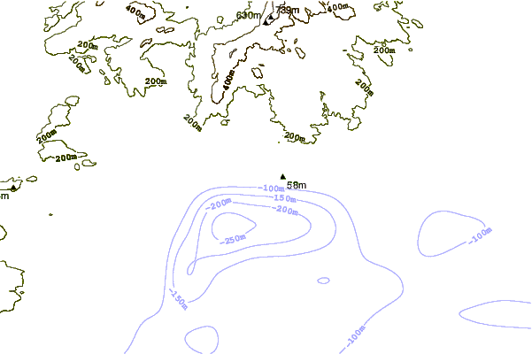 Costa alrededor de Stewart Island - Saber Reef