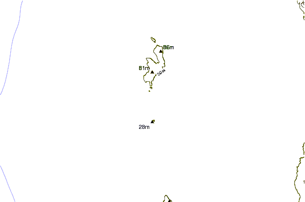 Costa alrededor de San Giovanni di Sinis