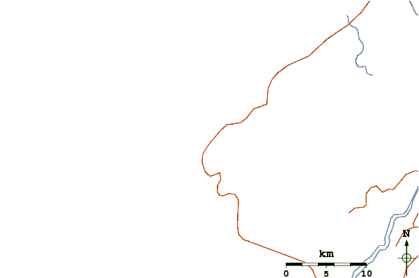 Carreteras y ríos cerca de San Pancho (San Francisco)
