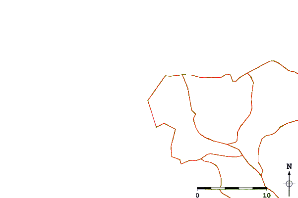 Carreteras y ríos cerca de San Stefano (Corfu)