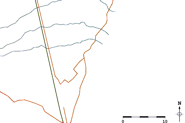 Carreteras y ríos cerca de Santa Clara del Mar