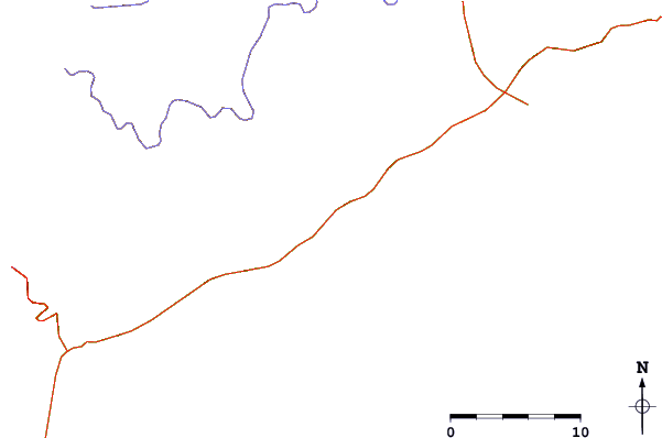 Carreteras y ríos cerca de Sapê