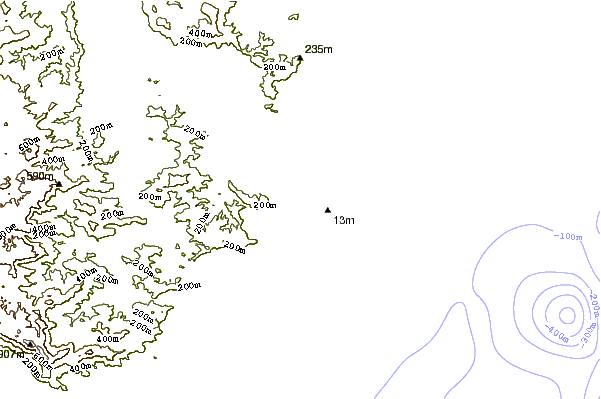 Costa alrededor de  Sawtell-The Island