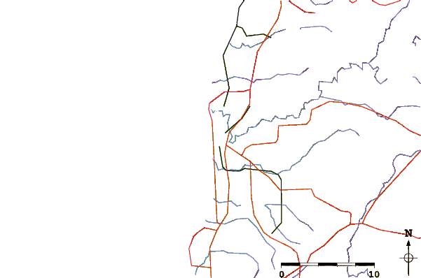 Carreteras y ríos cerca de Seaford Reef
