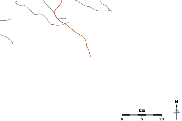 Carreteras y ríos cerca de Seal Point