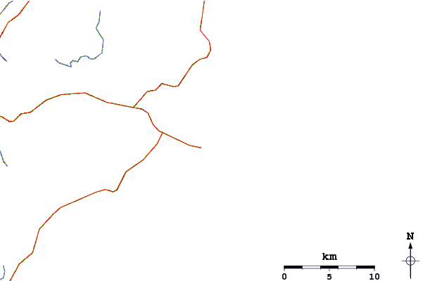 Carreteras y ríos cerca de Seal Rocks