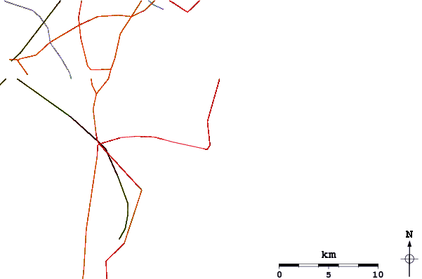 Carreteras y ríos cerca de Seaside Heights/Casino Pier