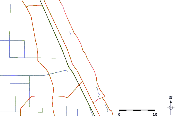 Carreteras y ríos cerca de Sebastian Inlet-Second Peak