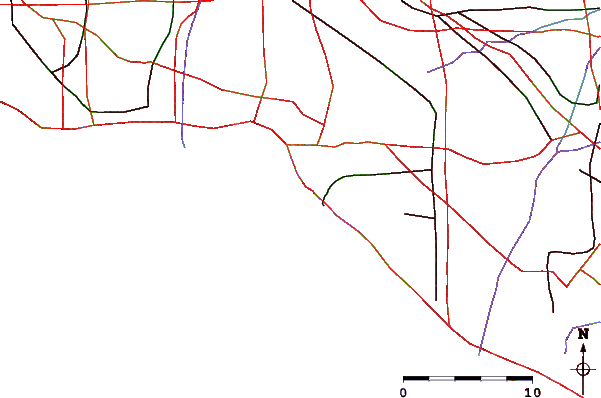 Carreteras y ríos cerca de 72nd Place